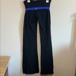 Lululemon black flared Leggings